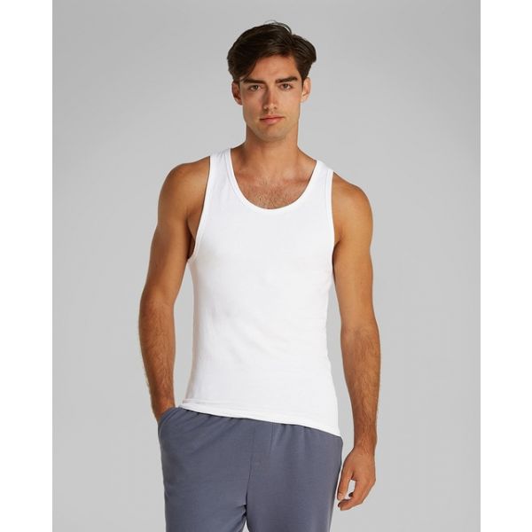 Calvin Klein T-Shirt Sem Mangas Lv00nb4184 3 Unidades White / White / White XL