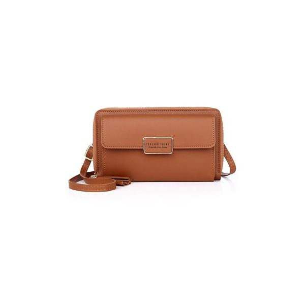 Carteira / Mala a Tiracolo All-in-one para lg - Castanho
