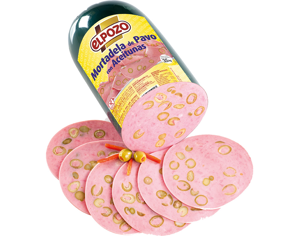 MORTADELA DE PERU COM AZEITONAS ELPOZO KG
