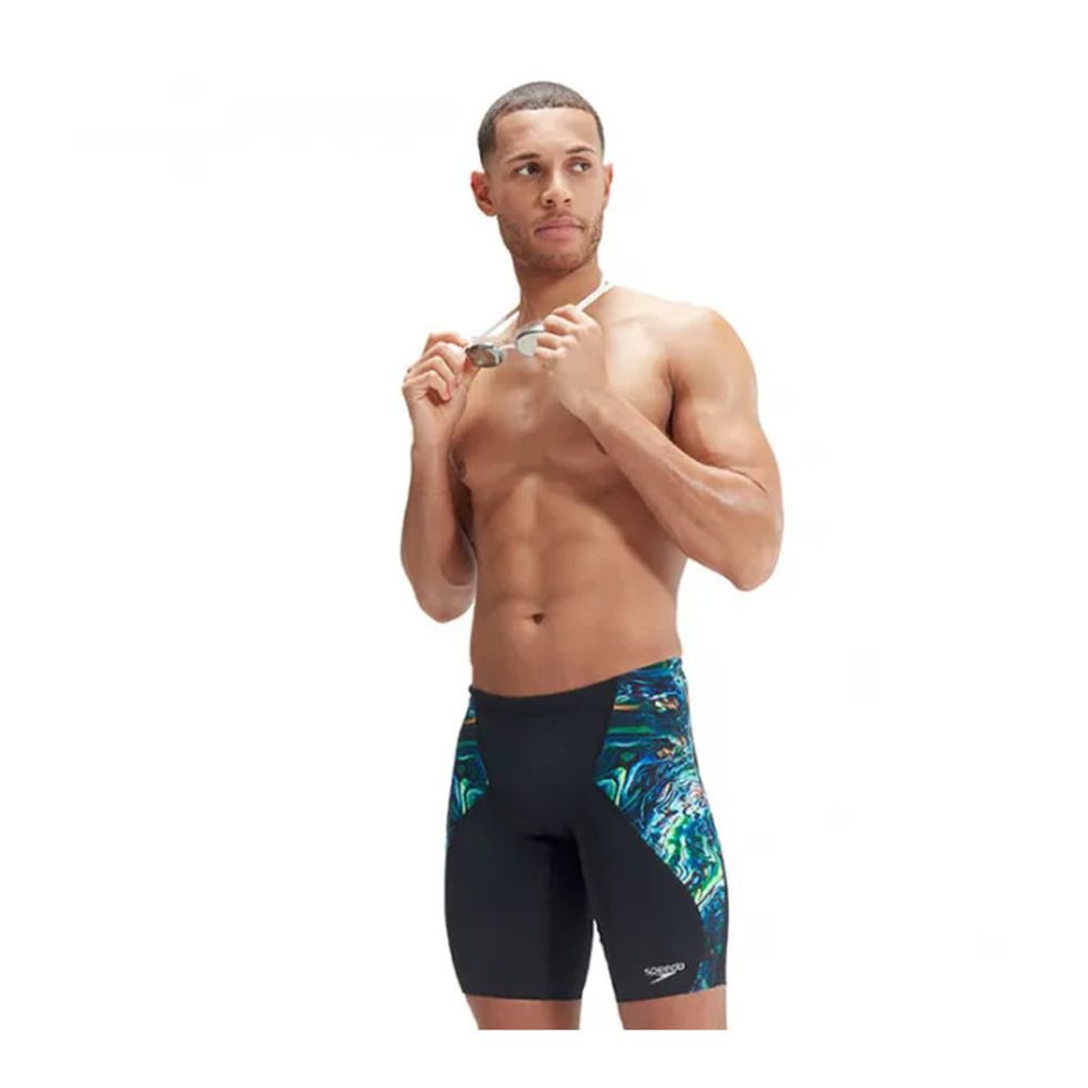 Speedo ECO+ PLACEMENT DIGITAL V-CUT - Jammer Homme black/blue