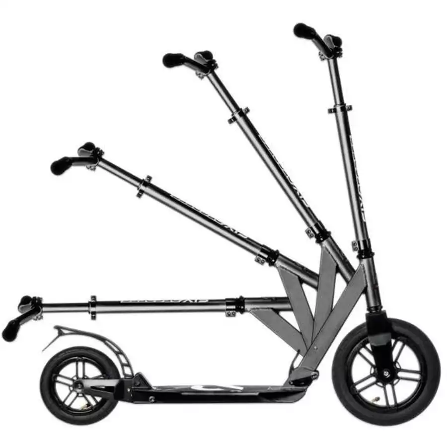 SIX DEGREES Aluminium Scooter All Terrain 300205 mm schwarz