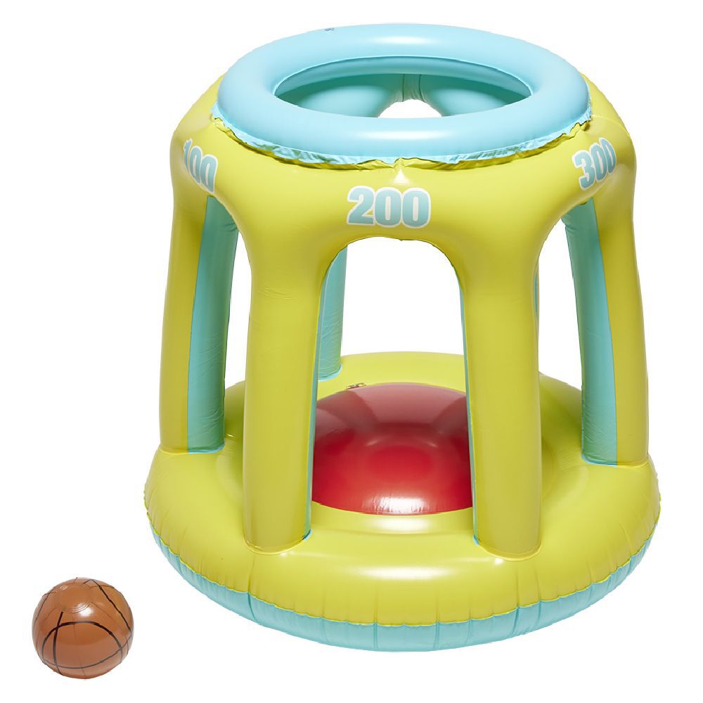 Panier de basket gonflable XL avec ballon Funky Ø118xH112cm