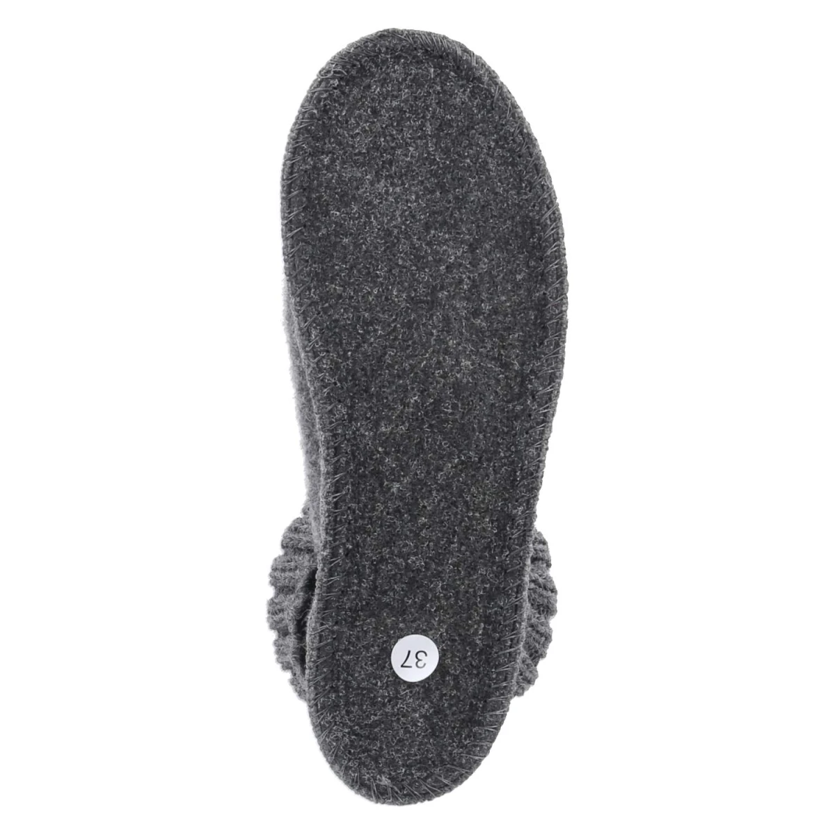 HaflingerHüttenschuh KARL - anthrazit