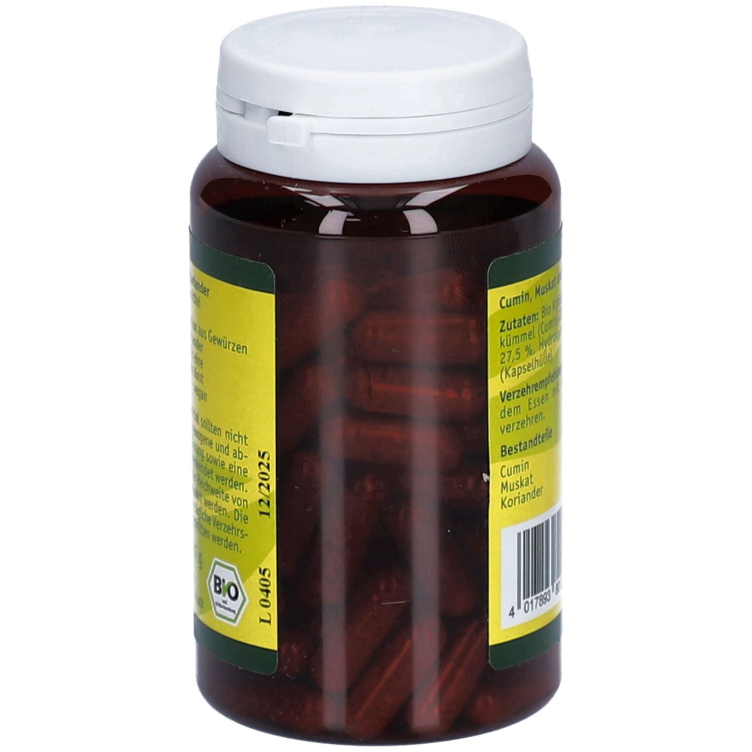 allcura Cumin Muskat und Koriander Bio Kapseln