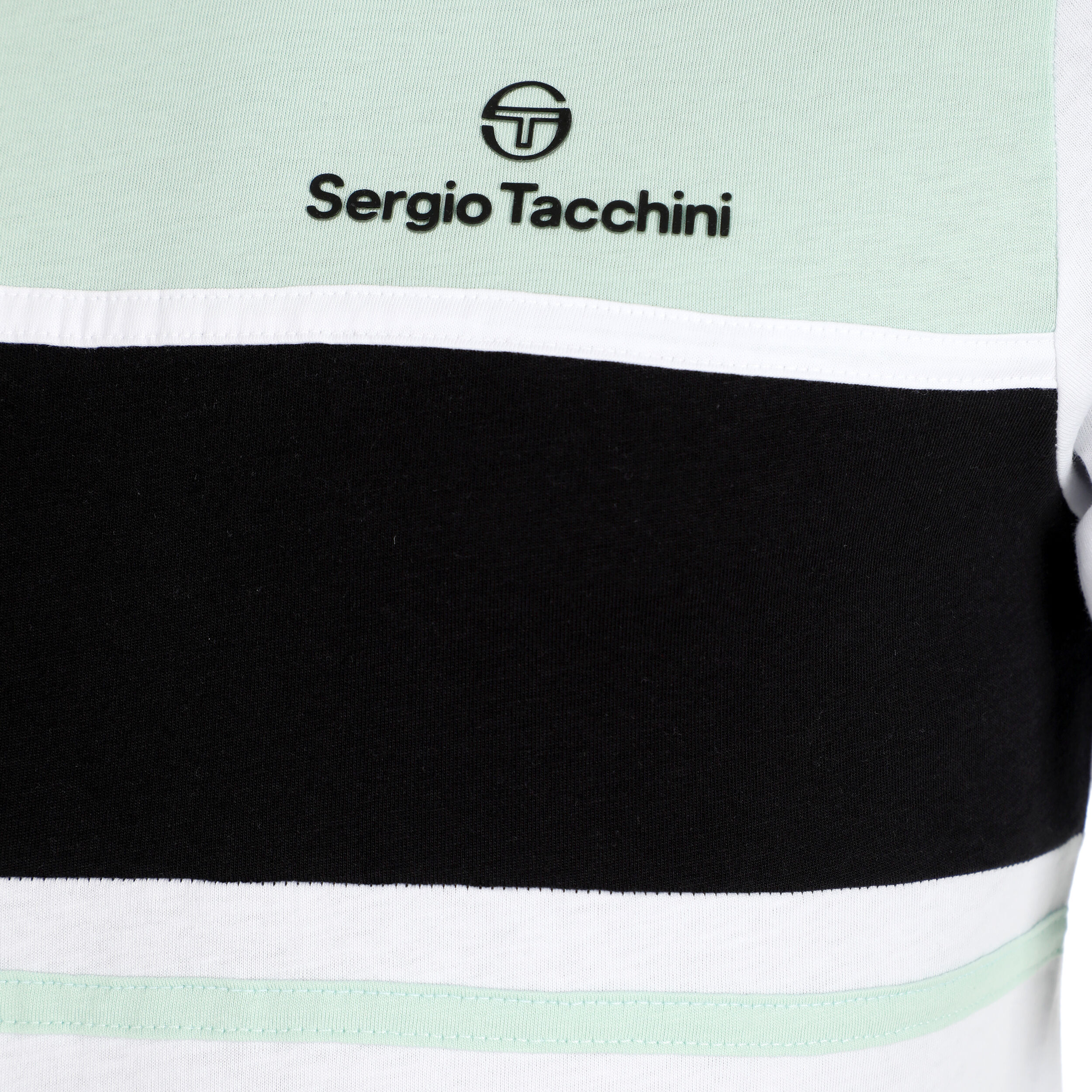 Sergio Tacchini Arpa T-shirt Hommes - Blanc , Vert Clair