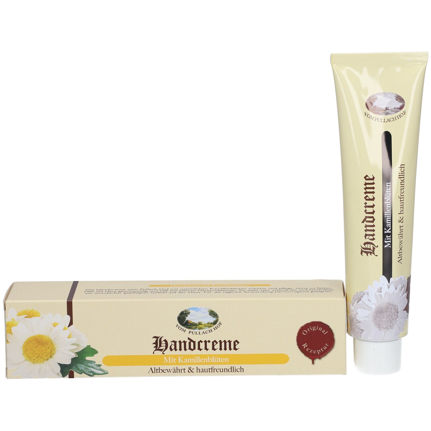 Handcreme mit Kamillenblüten