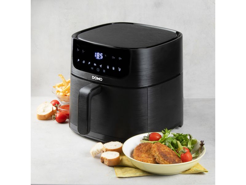 Domo Heissluft-Fritteuse DO539FR 1.5 kg, Schwarz Fritteuse