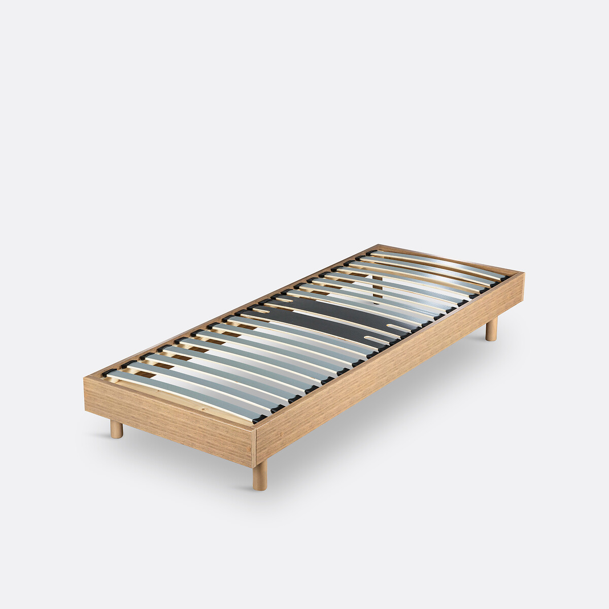 LA REDOUTE INTERIEURS<br>Conjunto de base de cama com ripas largas de 18 polegadas para apoio das costas e dos pés