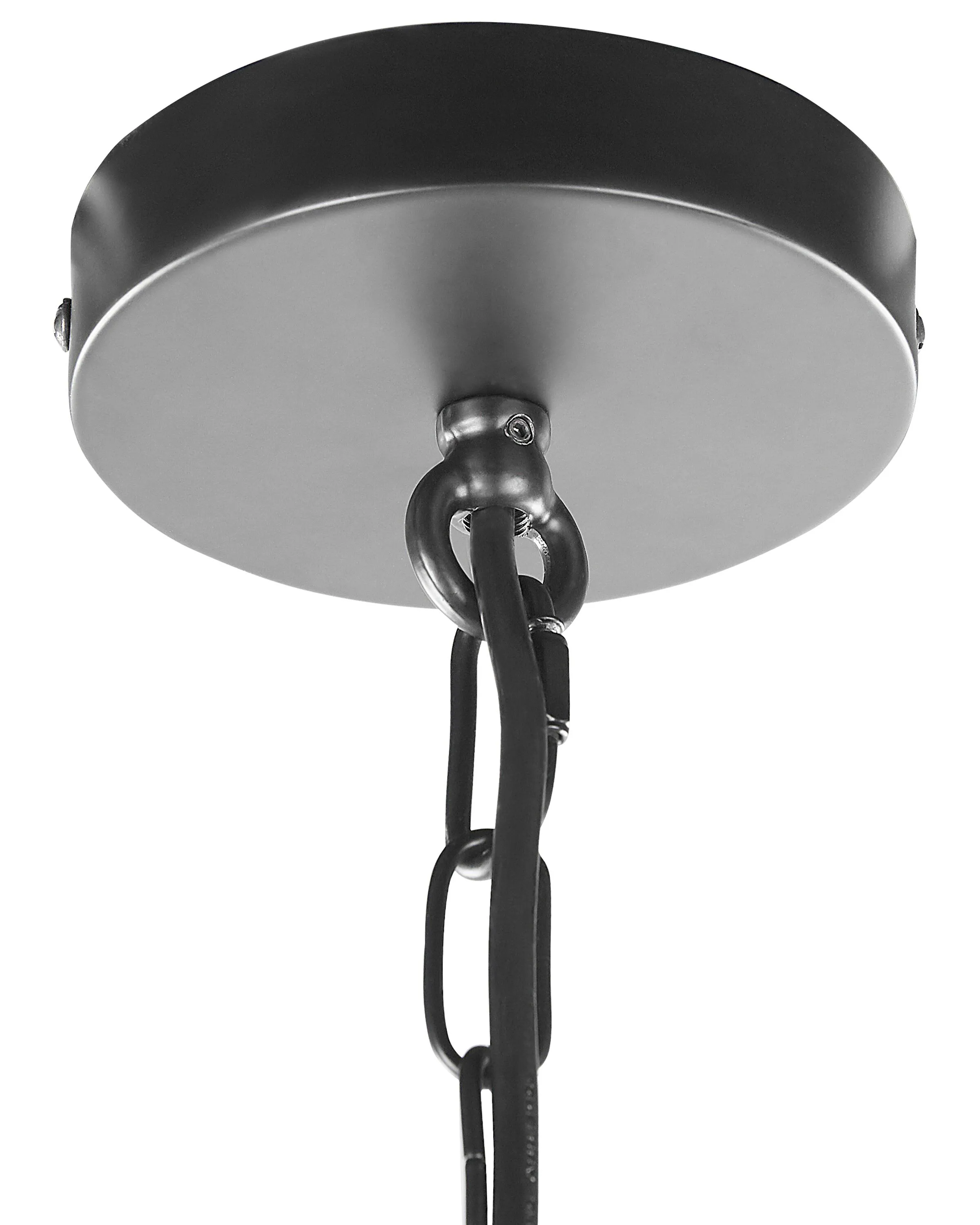 Plafondlamp WANCHET Metaal Zwart