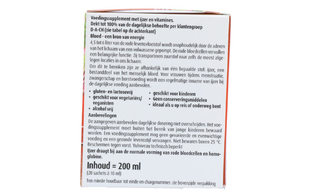 Hubner Iron Vital F Vloeibaar Ijzer Sachet 200ML