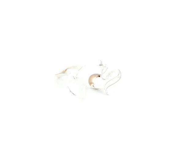 Unique And Co Sterling Rose Gold Plated earrings