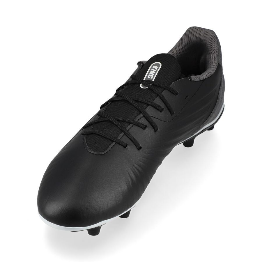 PUMA King Match FG/AG Eclipse - Noir/Blanc/Cool Dark Gray Enfant
