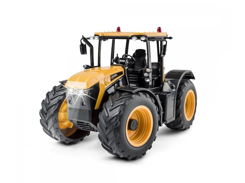 Carson Traktor JCB Fastrac RTR, 1:16 Ferngesteuerter Traktor mit Licht und Sound