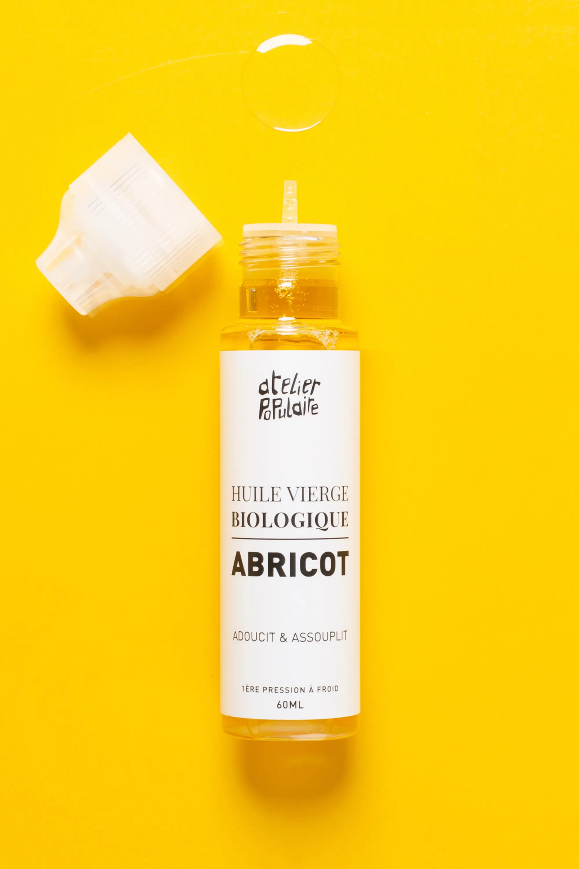 Atelier Populaire Huile vierge d’abricot bio-60 ml
