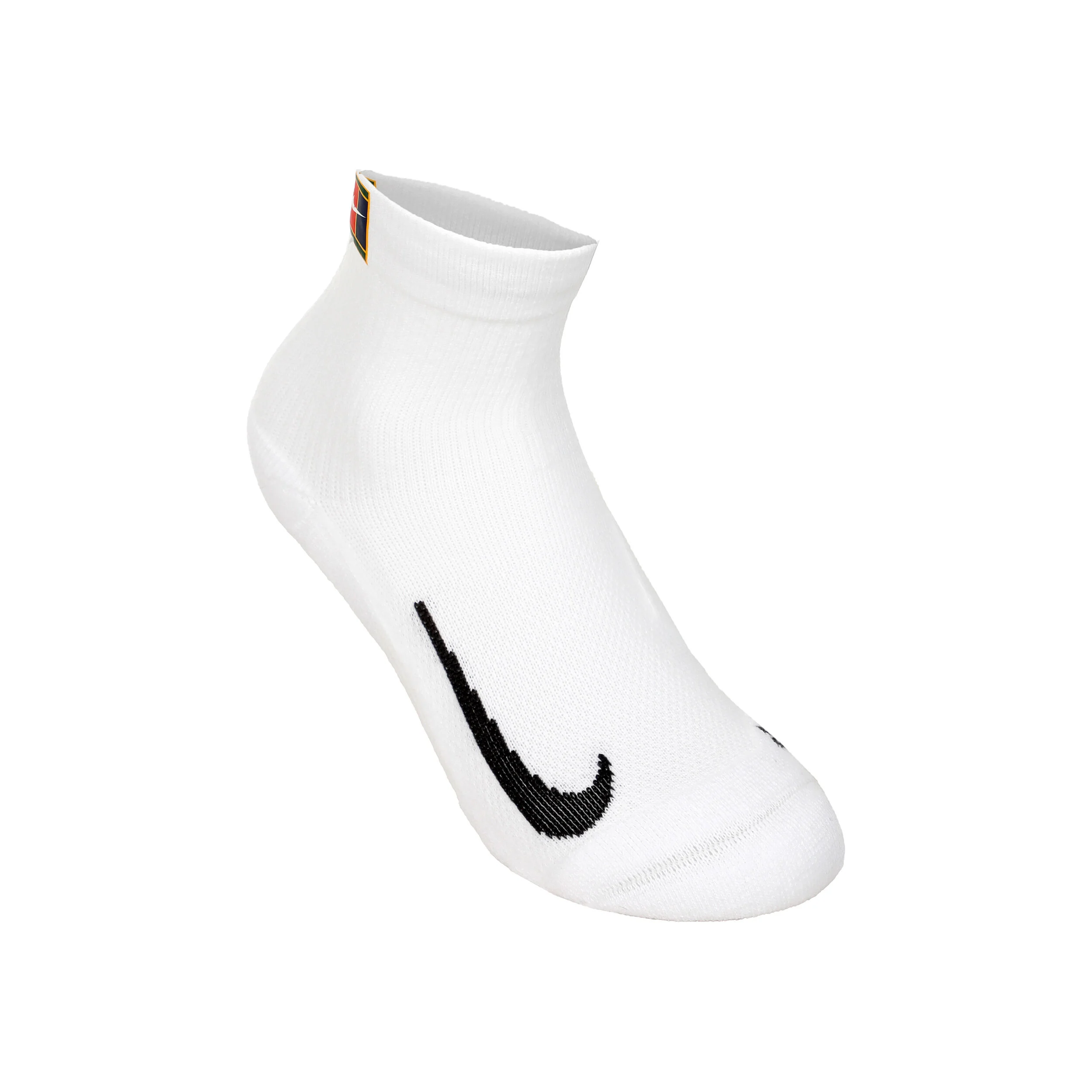 Nike Court Multiplier Max Chaussettes De Sport Pack De 2 Unités - Blanc , Noir