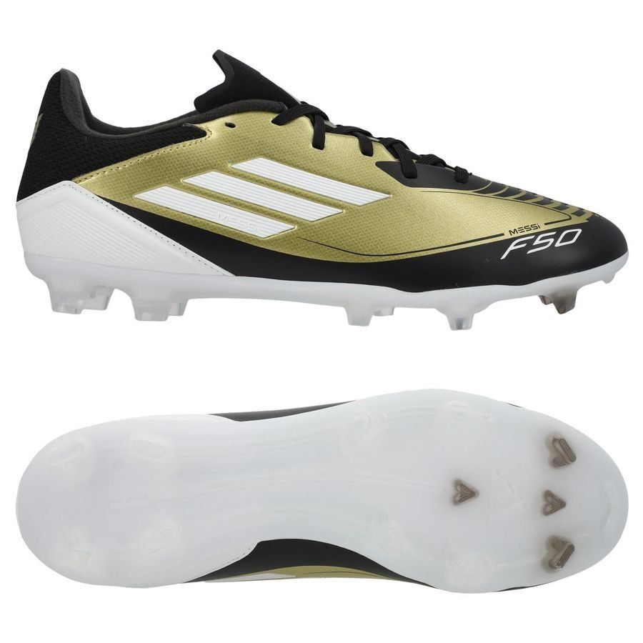 adidas F50 Messi League FG/AG Triunfo Dorado - Doré/Blanc/Noir