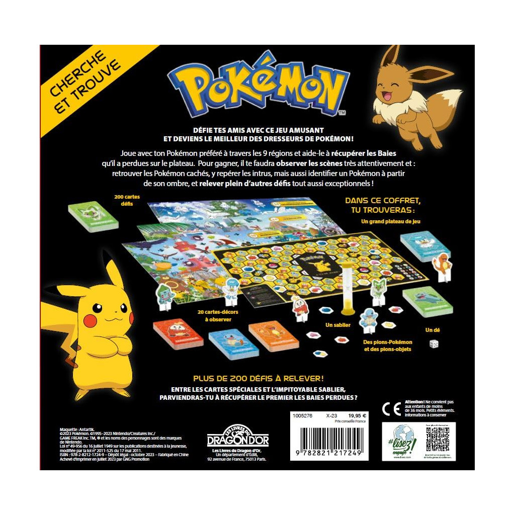 Pokemon: : Le Grand Jeu du Cherche et Trouve - Voyage à travers les 9 Régions