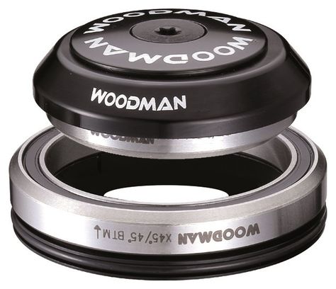 WOODMAN Jeu de Direction Intégré Conique AXIS IC 1-1/8'' 1.5'' K SPG Comp 7 avec Réducteur Noir