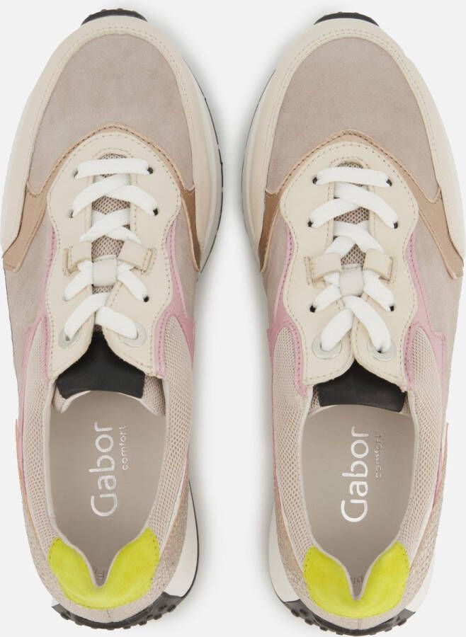 Gabor Stijlvolle leren sneakers voor dames Multicolor Dames