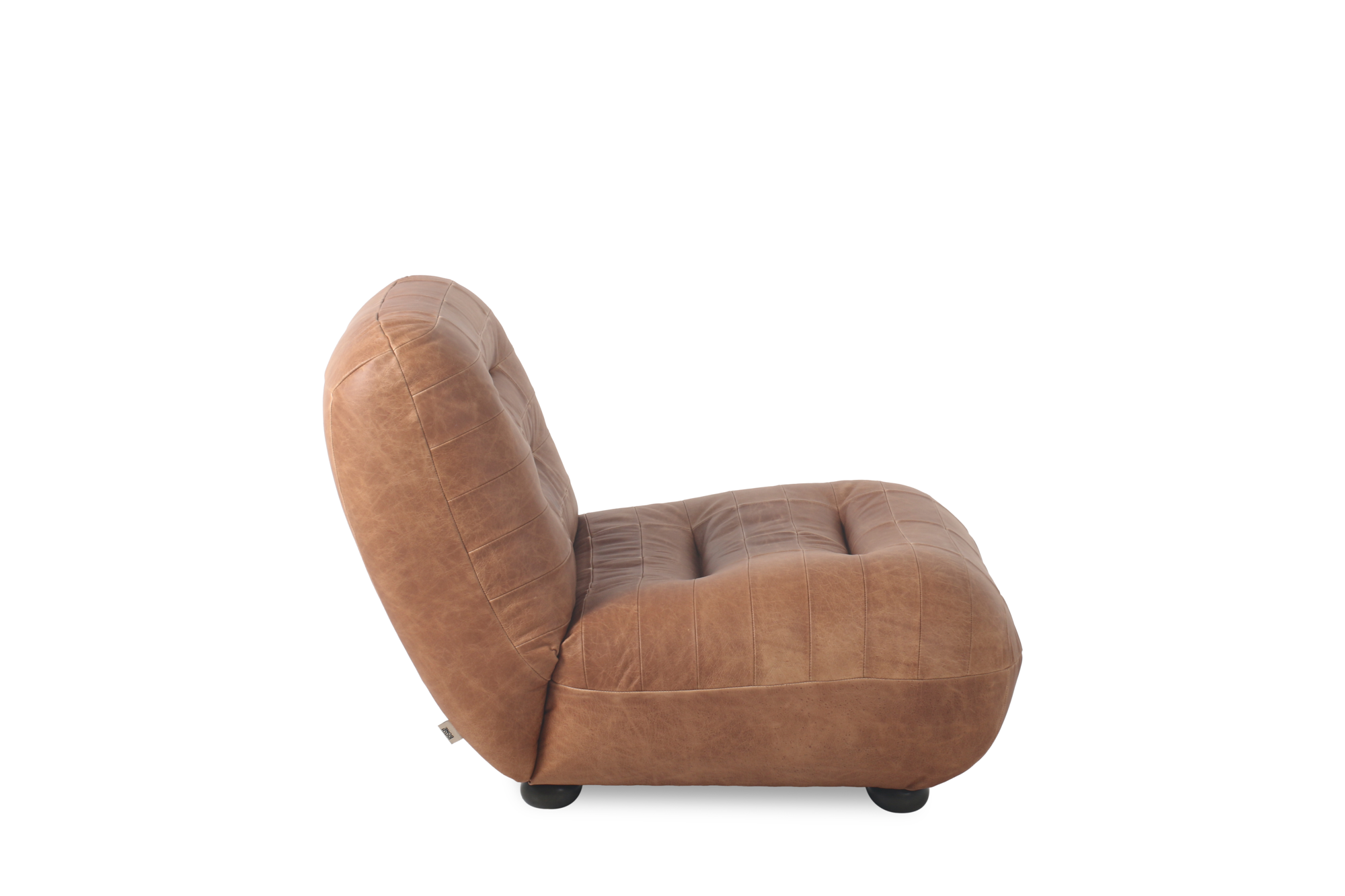 Lounge Chair Wyatt Wax Leather Cognac