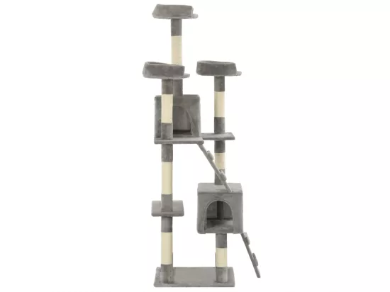 Arbre à chat avec griffoirs en sisal 170 cm Gris