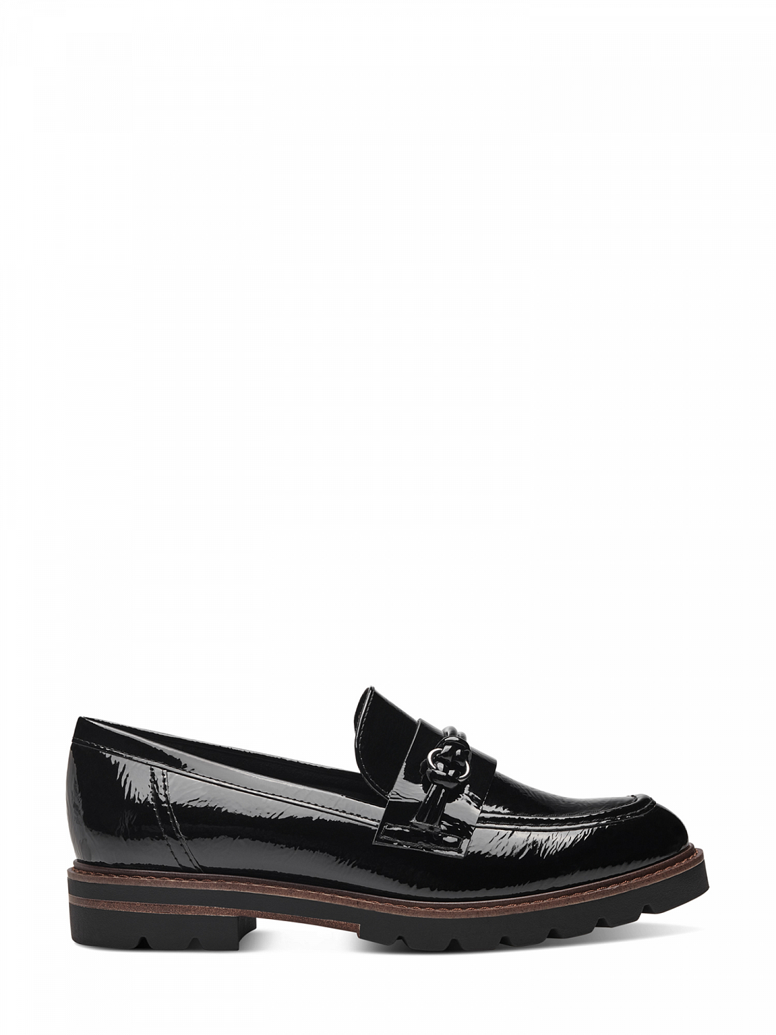 Marco Tozzi Black Patent Loafer