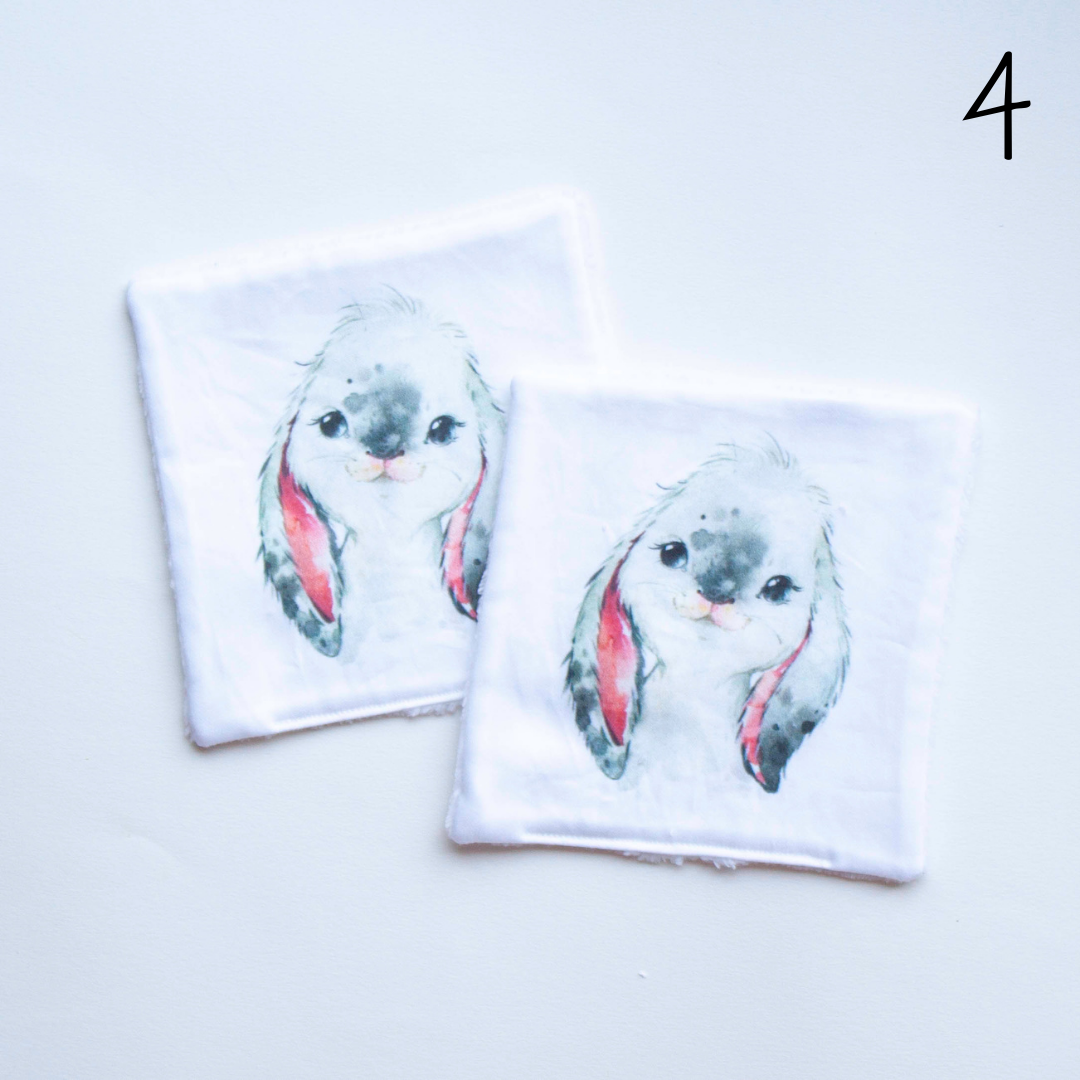 Lingettes lavables XL - lot de 2 - motif 4