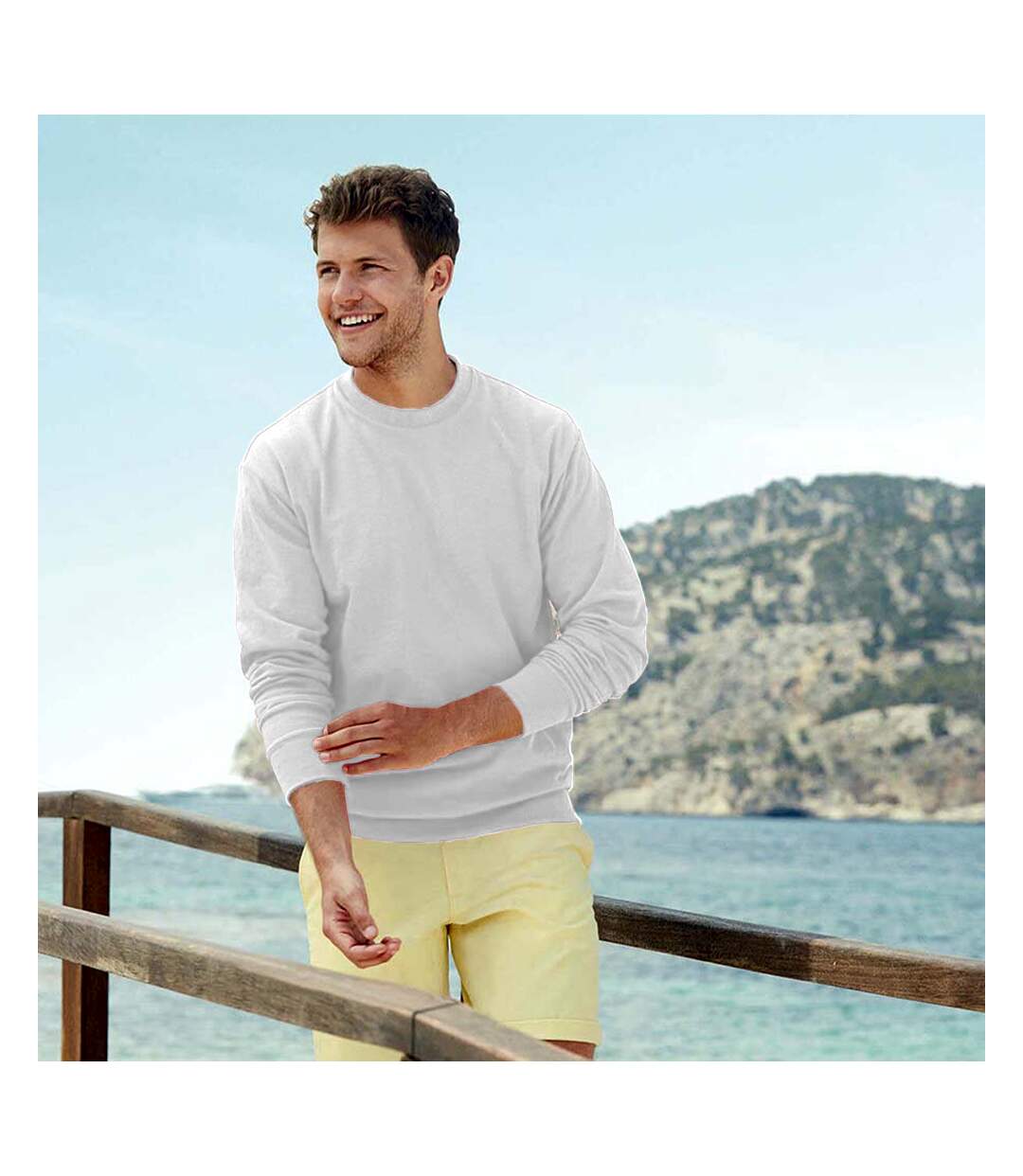 Fruit Of The Loom - Sweatshirt uni - Homme (Blanc) - UTRW4499