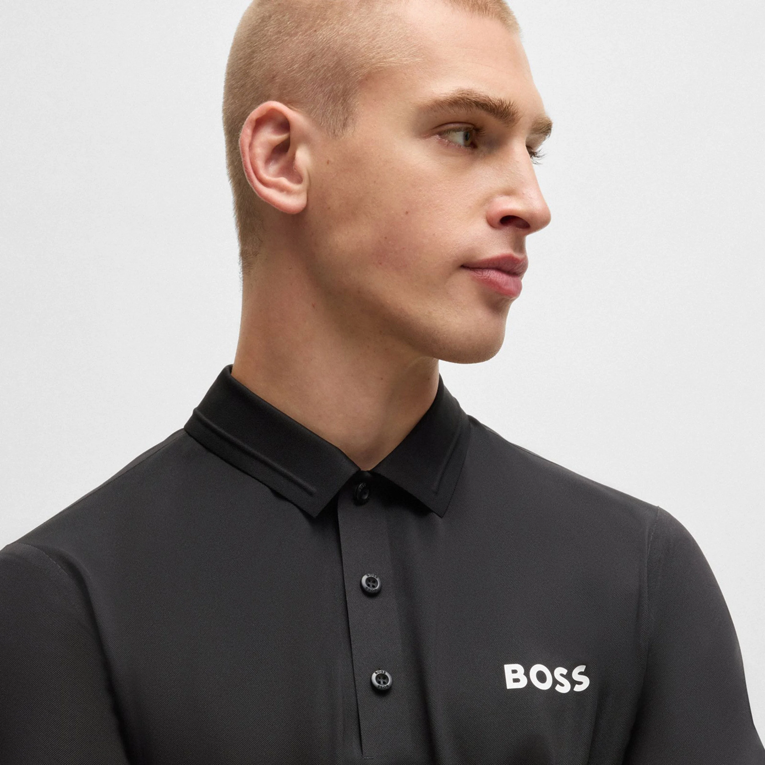 BOSS Patteo MB 16 Polo Hommes - Noir
