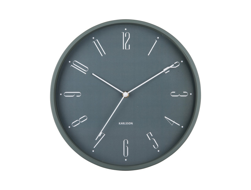 Wall Clock Regal Numbers KA5988RD Blush red