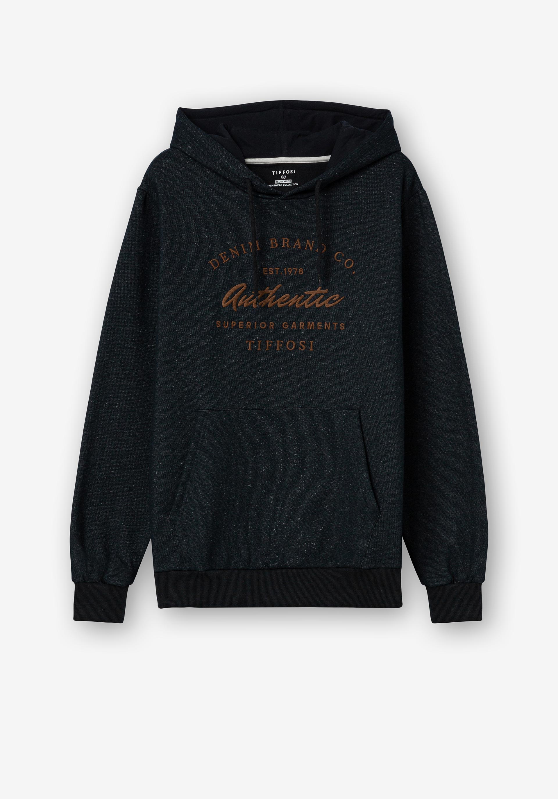 Hoodie com Bordado Frontal