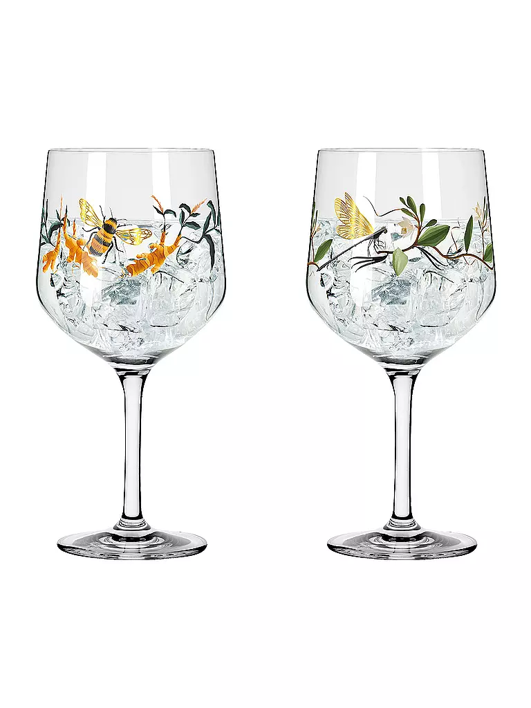 RITZENHOFF Ginglas 2er Set Botanic Glamour  #1 #2 Joyanne Horscroft bunt