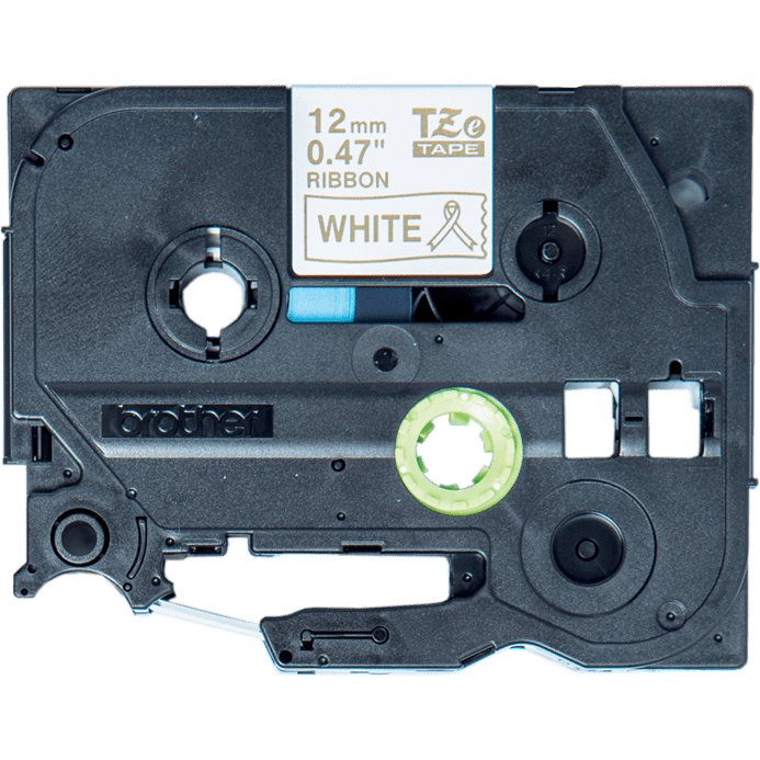 Brother TZE-R234 ruban d'étiquette Doré sur blanc
