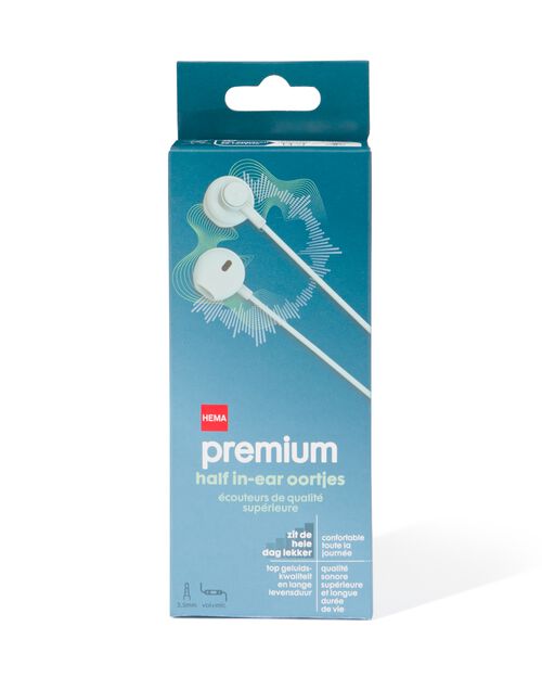 écouteurs semi-intra-auriculaires qualité supérieure menthe