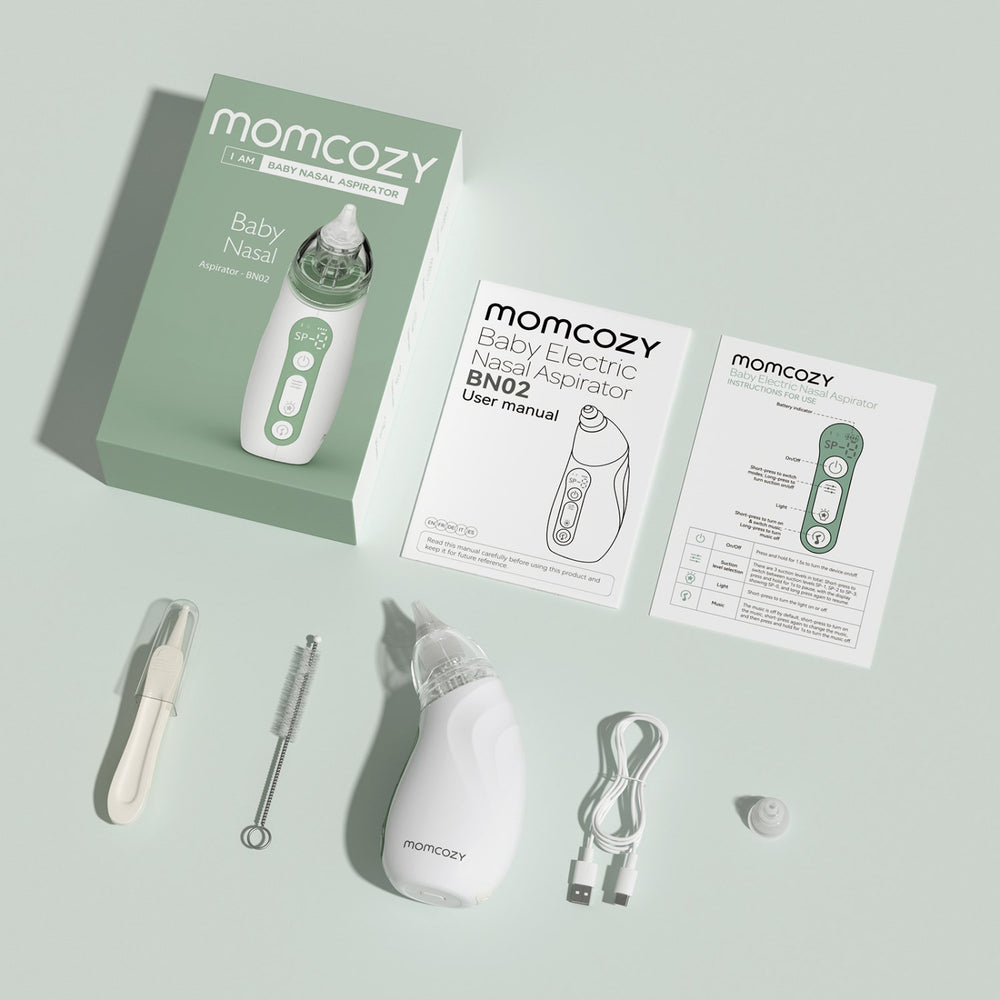 Køb Momcozy Baby Nasal Aspirator- Lang Batteri Levetid
