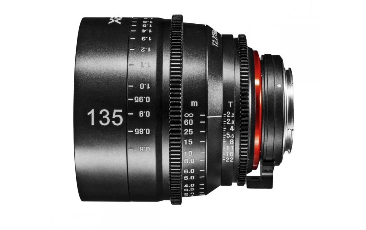 Festbrennweite XEEN 135mm T/2.2 FF Cine – Arri PL<br>Hochwertig verarbeitetes Festbrennweitenobjekitv