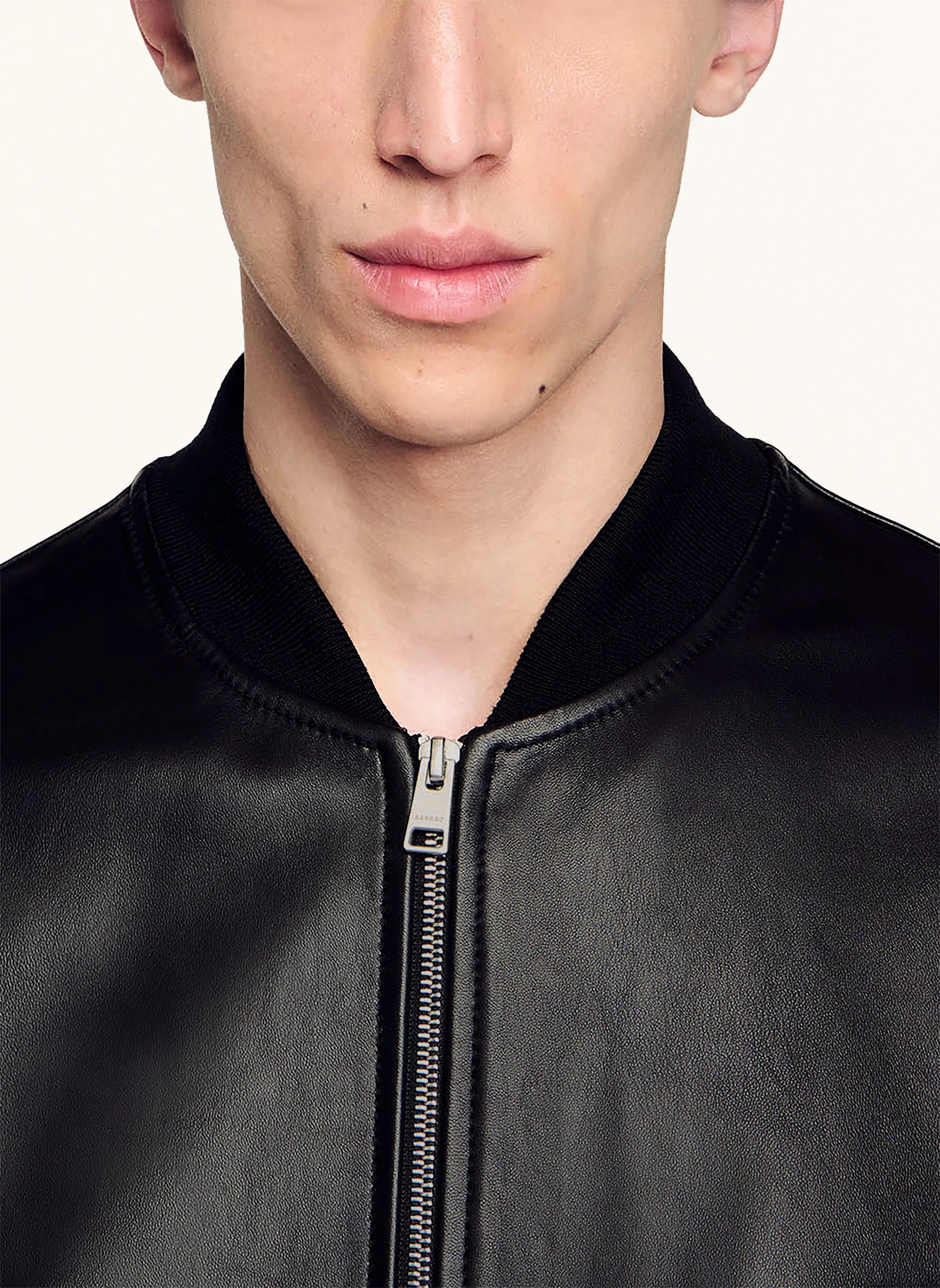 SANDRO Lederblouson