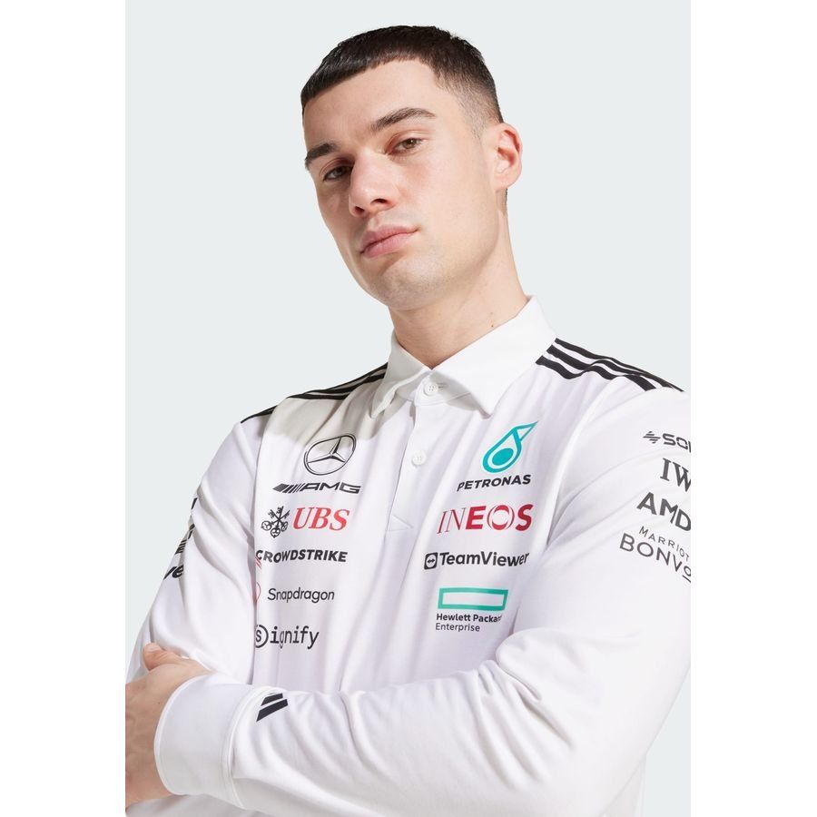 Adidas Polo manches longues Mercedes - AMG Petronas Formula One Team