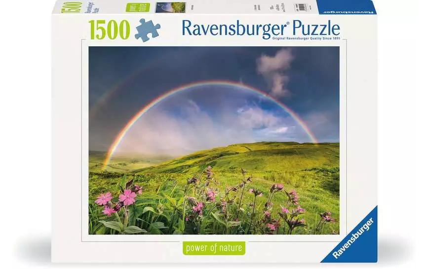 Puzzle Spektakulärer Regenbogen 1500 TeileKlassisches Puzzlespiel mit Premium-Qualität