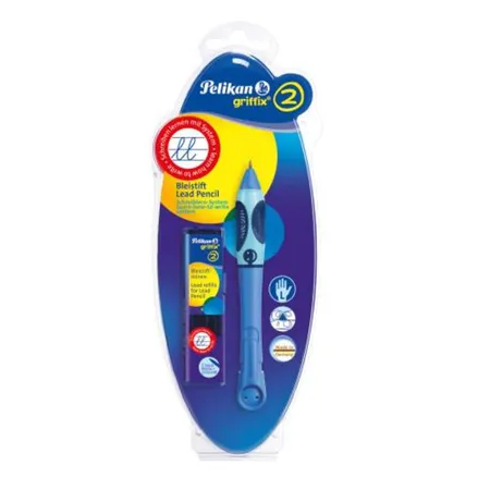 Pelikan griffix® 2 Bleistift, bluesea, links