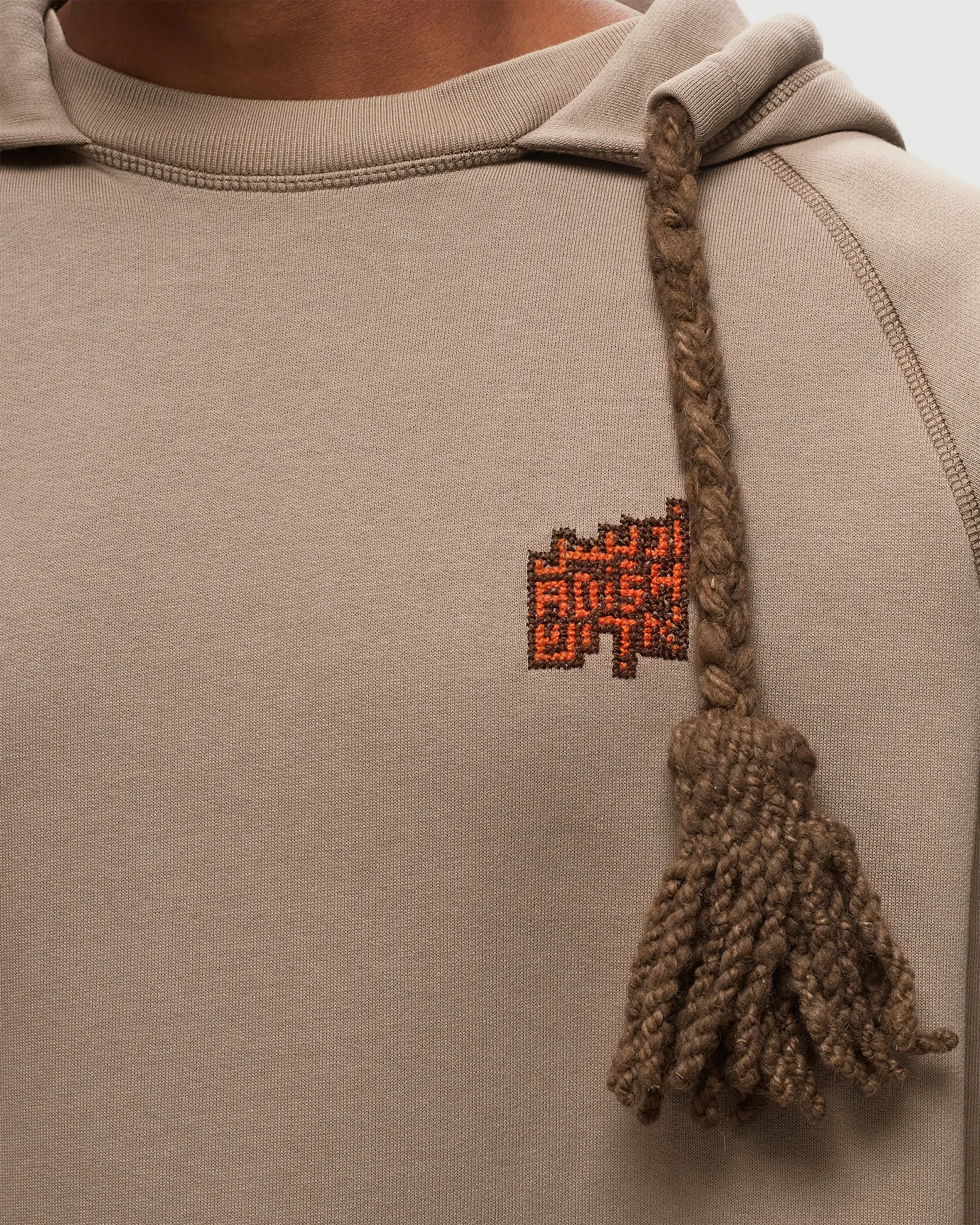 ADISH Tatreez Logo Contrast Stitched Lakiya Hoodie