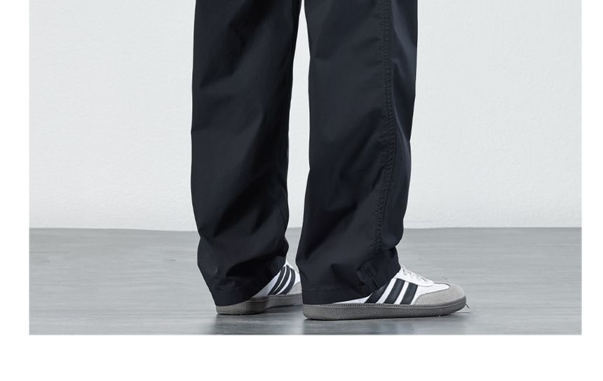 Nataro - Halfhoge effen rechte broek