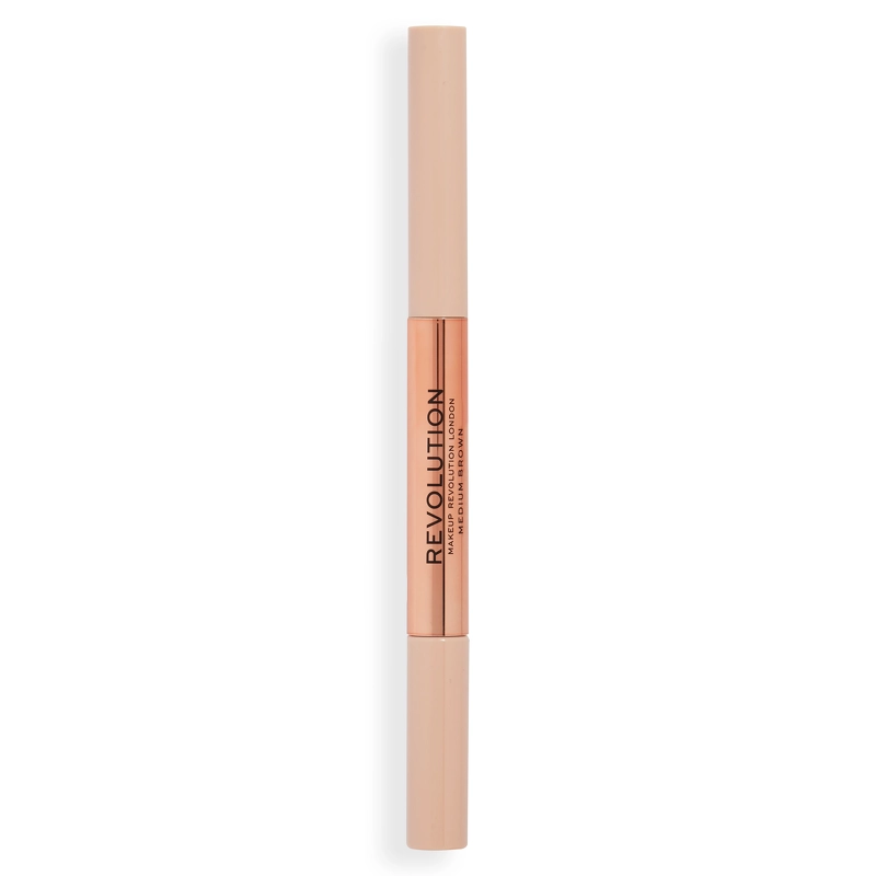 Makeup Revolution Fluffy Brow Filter Duo 1 ml - Medium Brown