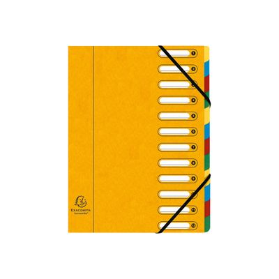 Exacompta Harmonika - Trieur à fenêtres 12 positions - disponible dans différentes couleurs