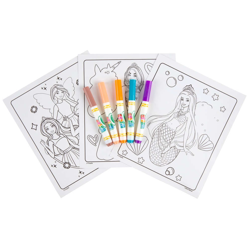 Crayola Colour Wonder Barbie Malbuch