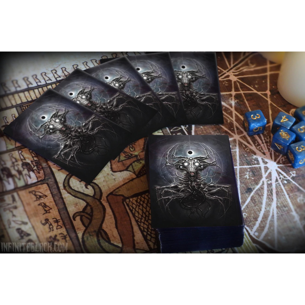 Infinite Black - 80 Card Sleeves 