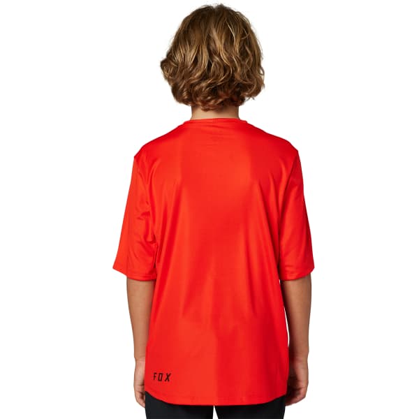 Maillot VTT FOX YTH RANGER SS JERSEY FLO RED