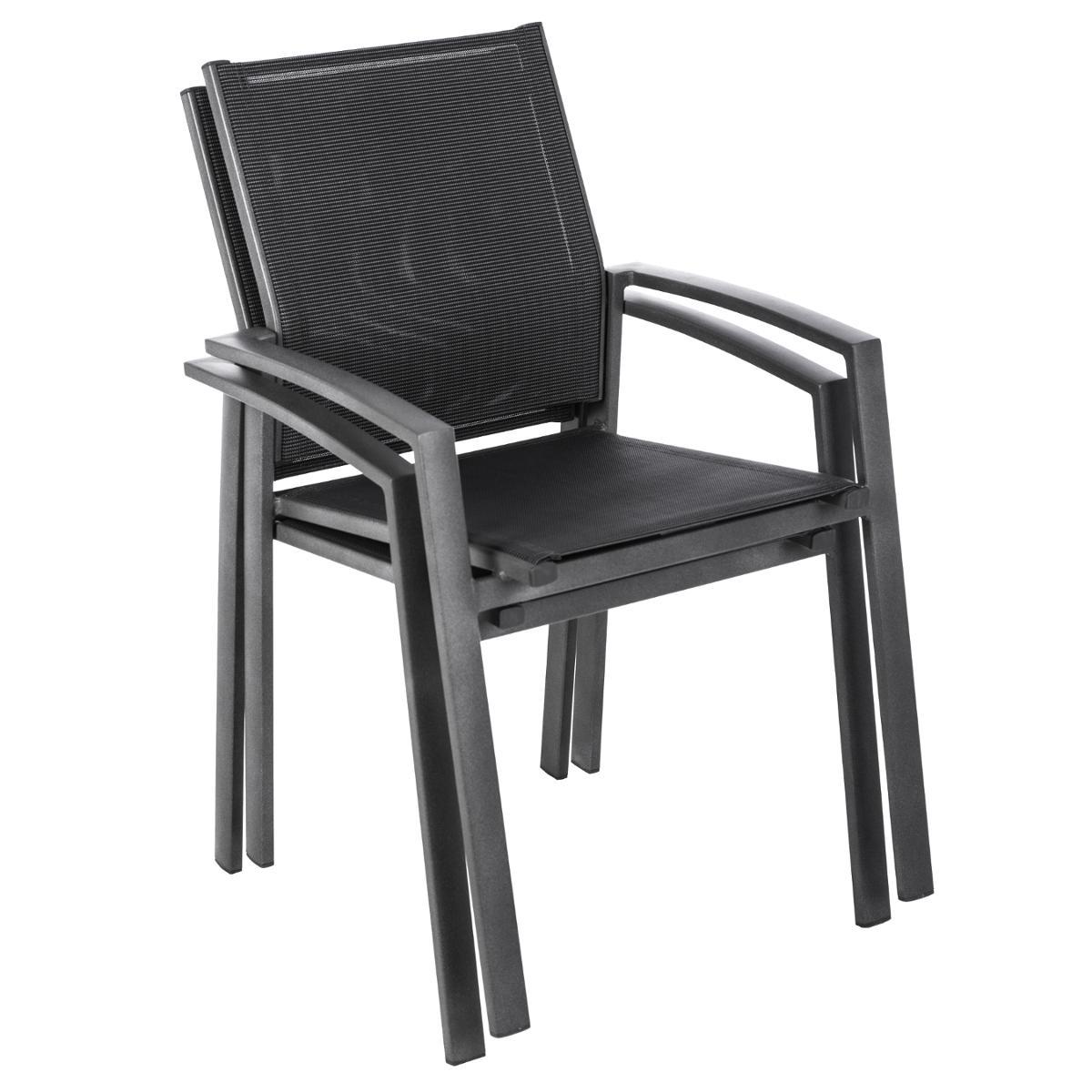 FAUTEUIL REPAS AXIOME POIVRE GRAPHITE