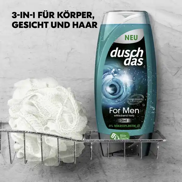 3-in-1 Duschgel & Shampoo For Men