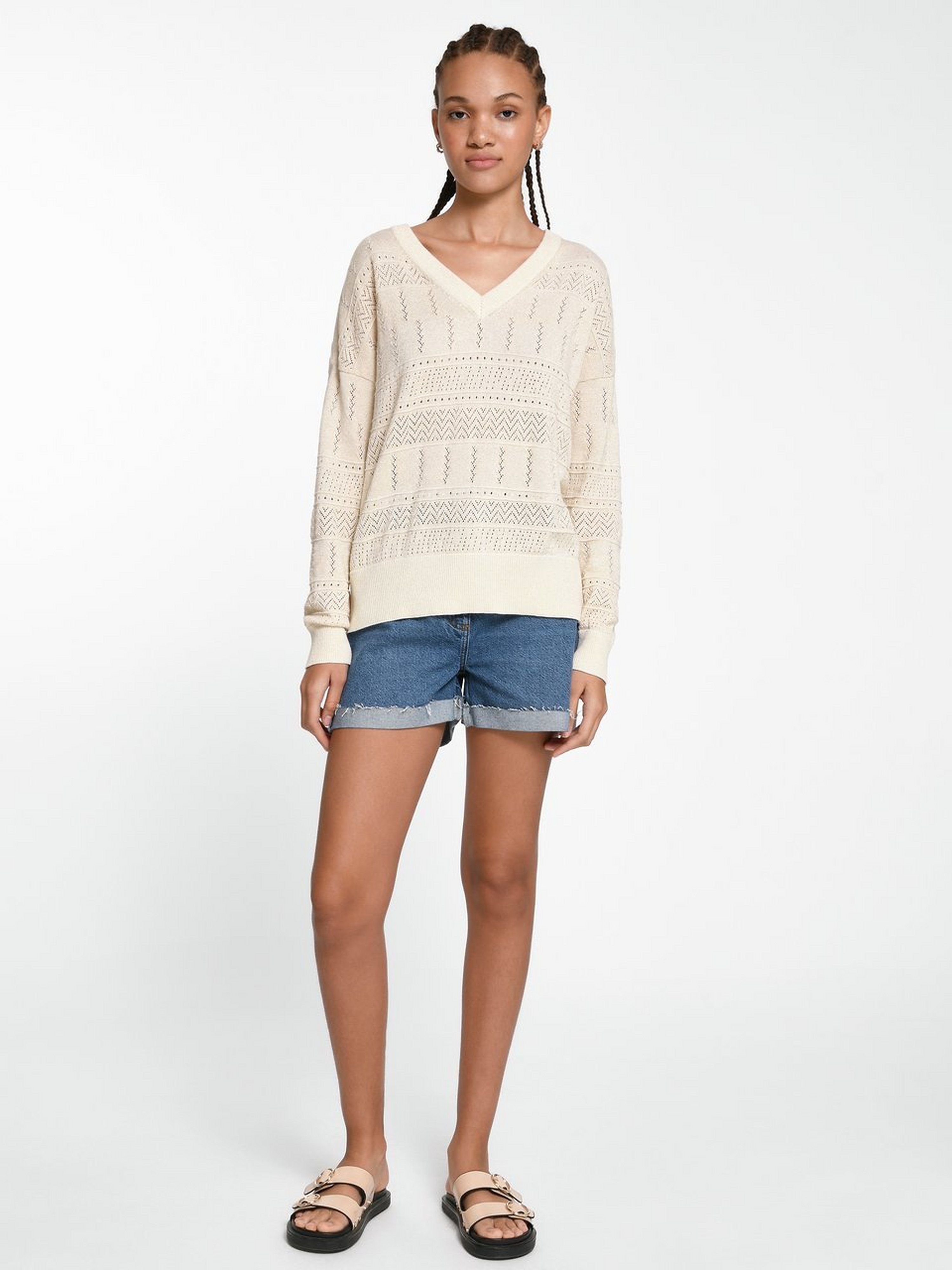V-Pullover